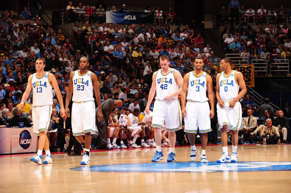 2008 NCAA West Regional Playoffs (James Keefe, Luc Richard Mbah a Moute, Kevin Love, Josh Shipp, and Russell Westbrook)